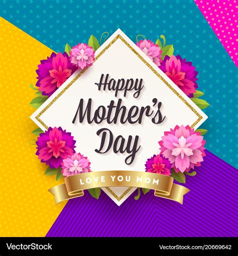 Mothers Day Greeting Card Mum Happy Mothers Day