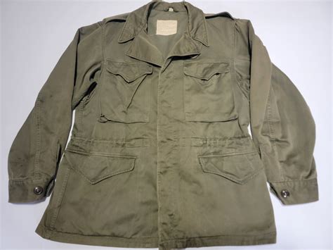 Original Wwii M43 Field Jacket M 1943 38r Vintage 40s Army Military I