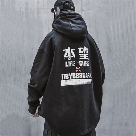 mfct japanese harajuku streetwear kanji pullover sweatshirt etsy canada
