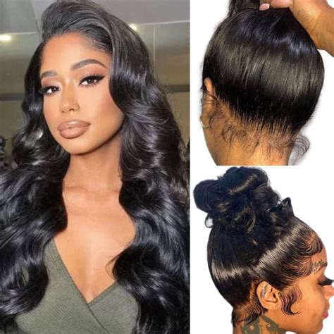 Pre Plucked 360 Full Lace Frontal Wigs Body Wave Human Hair Frontal Wi Cynosure Hair