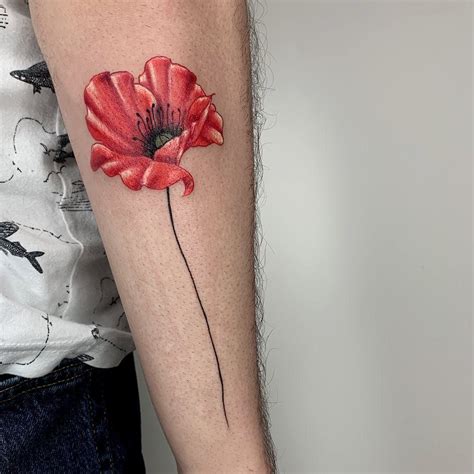 101 Amazing Poppy Tattoo Ideas You Will Love Poppies Tattoo Red