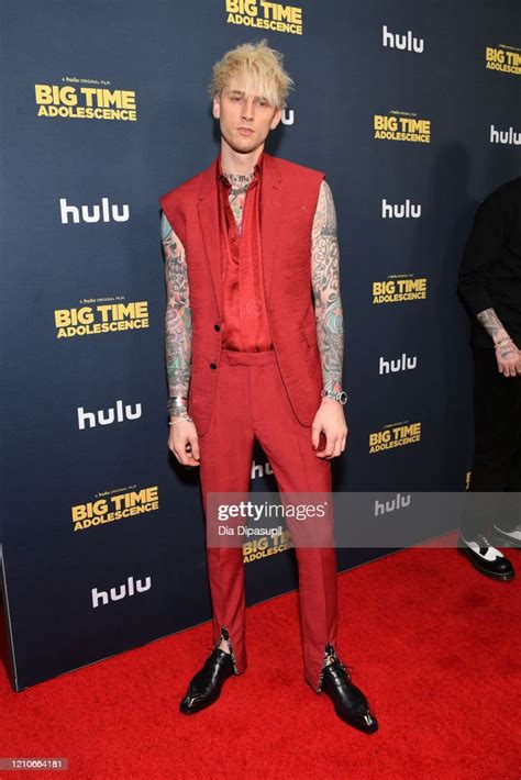 Colson Baker Aka Machine Gun Kelly Attends The Premiere Of Big Time News Photo Getty Images