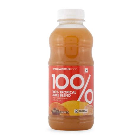 100 Tropical Fruit Juice Blend 500 Ml Za