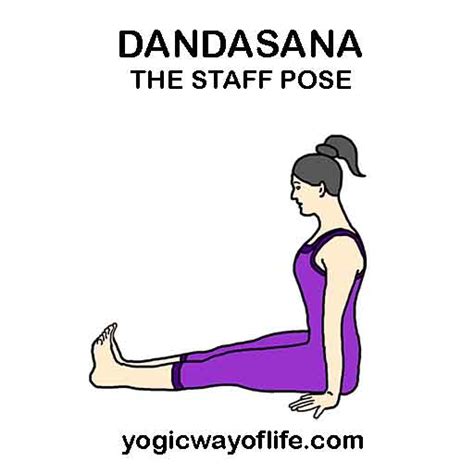 Dandasana The Staff Pose Yogic Way Of Life