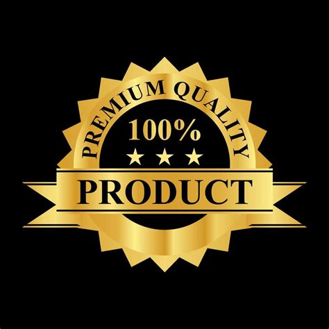 Premium Quality Product 100 Percen Original Logo Template