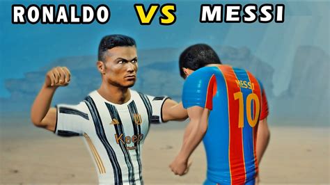 Cristiano Ronaldo Vs Lionel Messi Fight Youtube