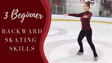 Figure Skating Backwards For Beginners 3 Skating Skills Youtube