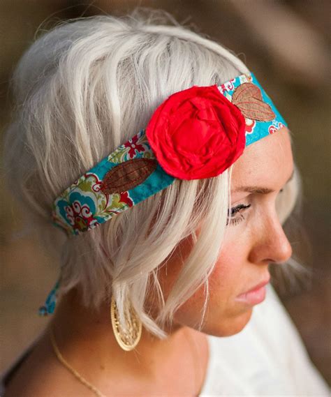 Blue Red Rosette Wrap Headband By Vintage Rose Wraps Zulily Zulilyfinds Vintage Roses Buy