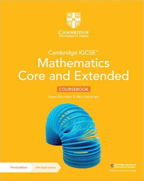 Cambridge Igcse Mathematics Core And Extended Third Edition Coursebook With Digital Version 2