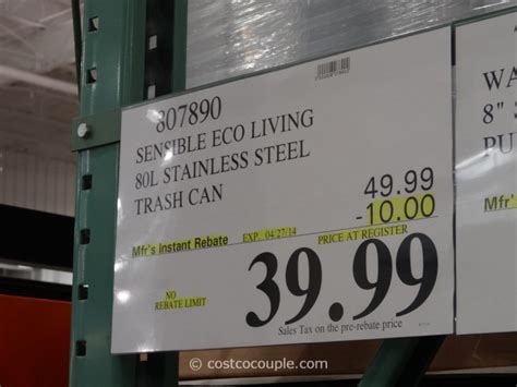 Shop our latest collection of pasta, rice & noodles at costco.co.uk. Sensible Eco Living Motion Sensor Trash Can