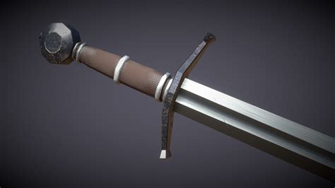 Worn Sword Download Free 3d Model By Jack Bronswijk Jackbronswijk