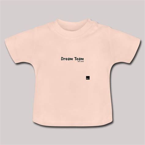 Dream Team Baby Bio T Shirt Mit Rundhals Minimalismus Shirts
