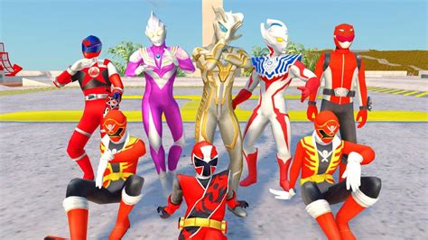 Ultraman Cantik Dan Ultraman Emas Berubah Menjadi Power Rangers Rtv