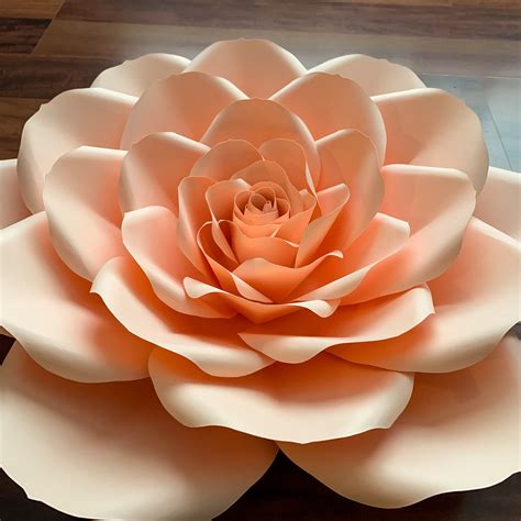 Template Giant Paper Flower