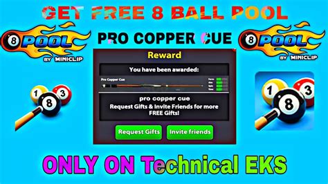 Get Free 8 Ball Pool Pro Copper Cue New 2020 Reward Link 100 Working