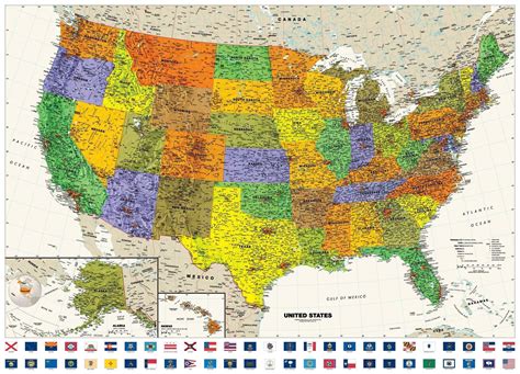 Hd Map Of The United States Map Of World