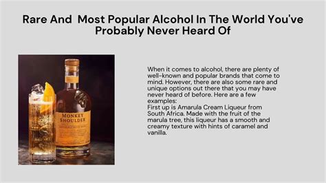 Ppt Top 10 Most Expensive Alcohol Brands In The World Powerpoint