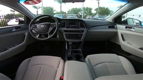 2015 Hyundai Sonata Se Interior Youtube