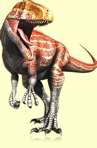 Bronto (brontinkins en el doblaje) elemento: Afrovenator - La enciclopedia de Dino Rey