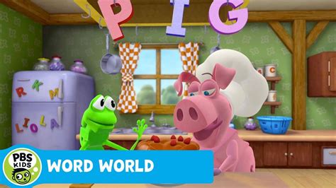 Word World Pig Takes The Cake Pbs Kids Wpbs Serving Northern