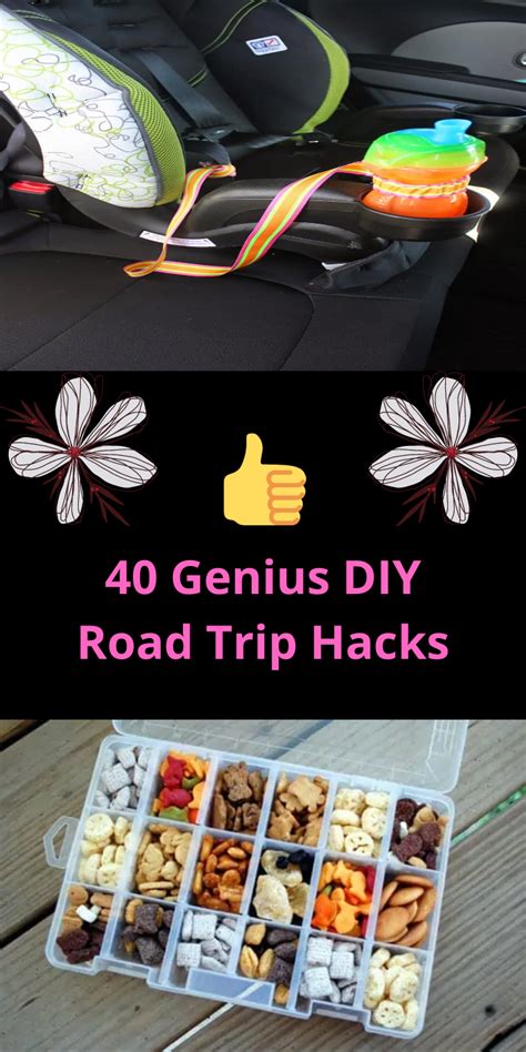 40 Genius Diy Road Trip Hacks Wonderful Things Food Amazing