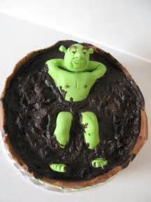 Shrek In Mudbath Cake