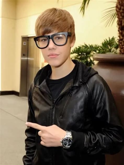 Justin Bieber Black Leather Hooded Jacketleather Jacket
