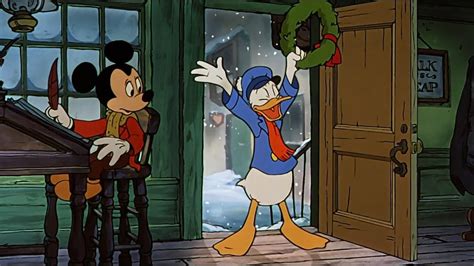 Mickeys Christmas Carol 1983 Mickey And Donald Argue With Scrooge