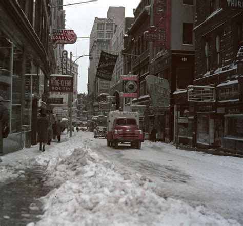Winter In Boston 1956 Vintage Everyday