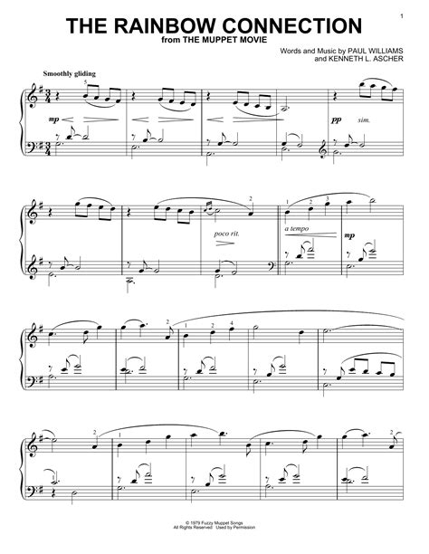 The Rainbow Connection Sheet Music Direct