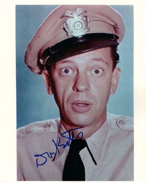 Don Knotts Signed Autograph 8x10 Photo Barney Fife The Andy Griffith
