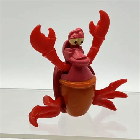 The Little Mermaid Sebastian Wind Up Dancing Mcdonalds Toy 1996 Disney Works 575 Picclick
