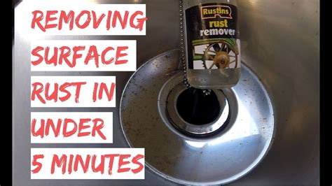 Diy Surface Rust Removal In 5 Minutes Rustins Rust Remover Youtube