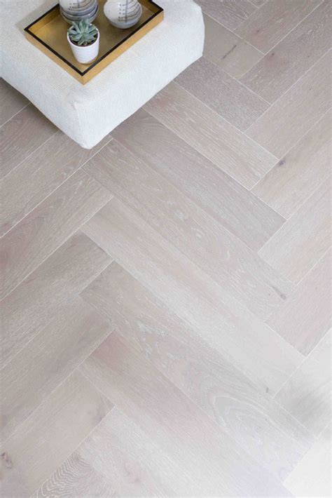 Oak Parquet Silver White Oiled From The Natural Wood Floor Company