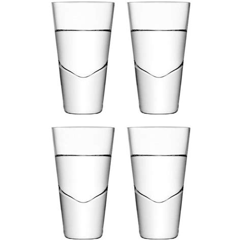 Lsa International Bar Vodka Glasses Set Of 4 41 Liked On Polyvore