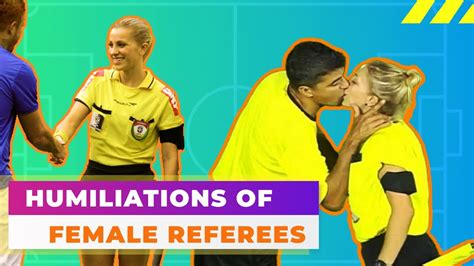 Football Player Kissed A Referee How Female Referees Handle Football