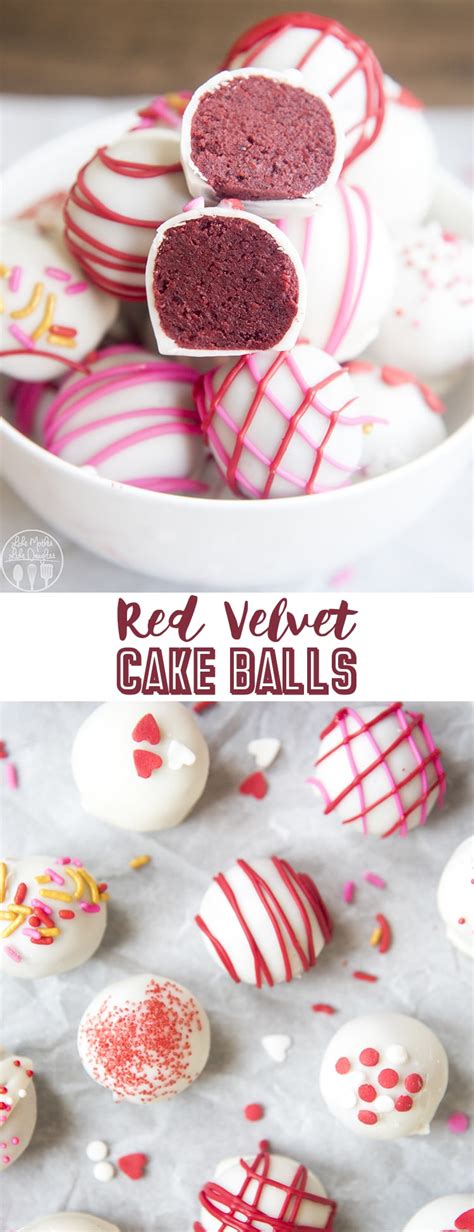 Red Velvet Cake Balls Like Mother Like Daughter