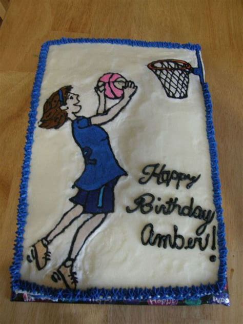 Girls Basketball Cake