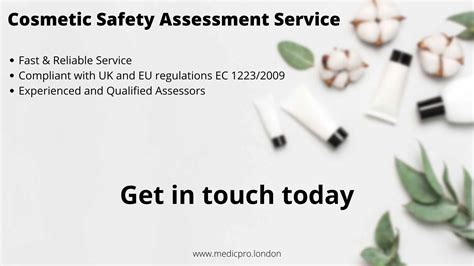 Cosmetic Safety Assessment Fast Turnaround