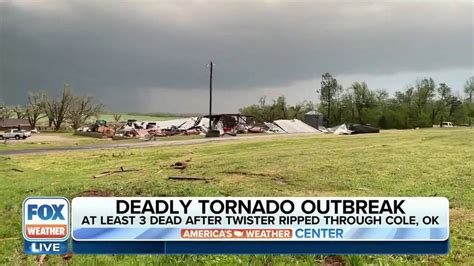 Nws Ef 3 Tornado Damage Found In Cole Oklahoma Latest Weather Clips