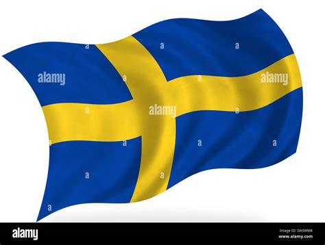 Sweden Flag Isolated Stock Photo Alamy