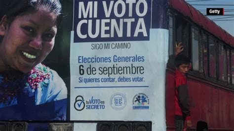 Guatemala Election Runoff Widely Expected Cnn