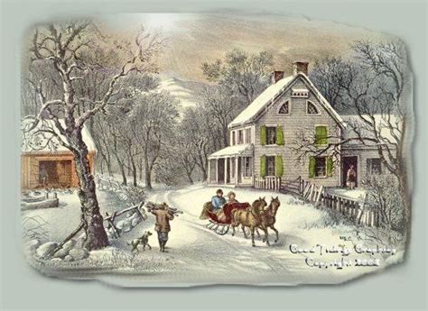 Currier And Ives Prints Currier And Ives Christmas Scenes