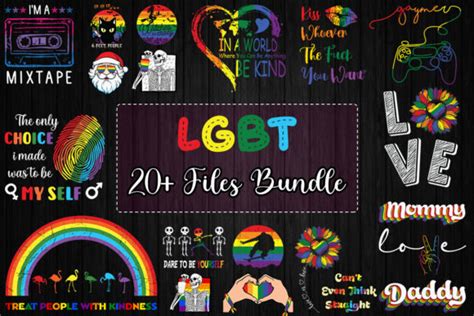 lgbt graphic bundle graphic by zemira · creative fabrica