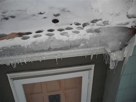 You use these by placing them on your roof and as it mixes with water it runs down creating channels for water to go down. How to De-Ice Your Gutters (The Secrets of Ice Dam Removal ...