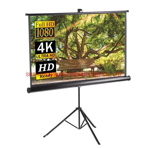 Outdoor Floor Stand 120 Inch 16 9 Tripod Projector Screen China