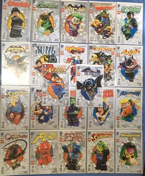 Lego Variant Covers Dc Comics New 52 Complete 22 Issues Hobbies