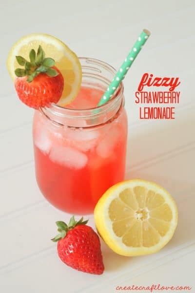 Fizzy Strawberry Lemonade