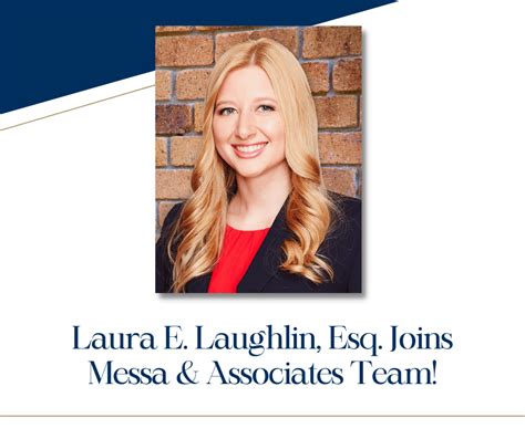 Messa And Associates Welcomes New Attorney Laura E Laughlin