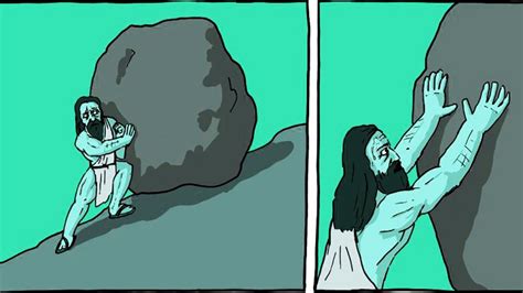 21st Century Sisyphus Philosophy Comic Asks If Your Life Is Meaningless